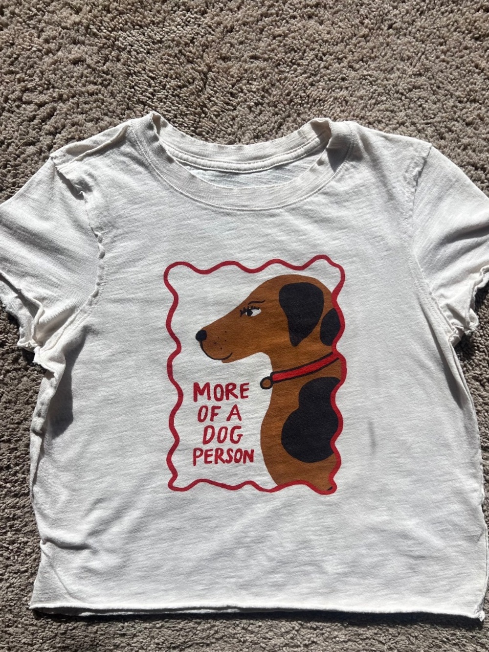 ANTHROPOLOGIE MAEVE x TULASTRA STUDIO Boxy dog tee, XXS